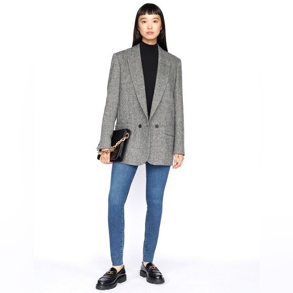 FRAME Le High Skinny  Raw Hem Jeans in Europa 30 - Picture 1 of 14